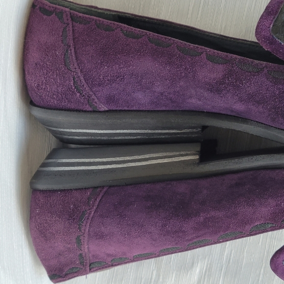 CASADEI Italian leather high quality luxury monogram shoe loafer slip on flat - Picture 7 of 17